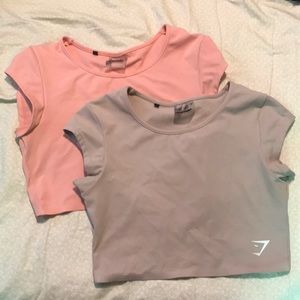 2 Gymshark Dreamy Crop Tops